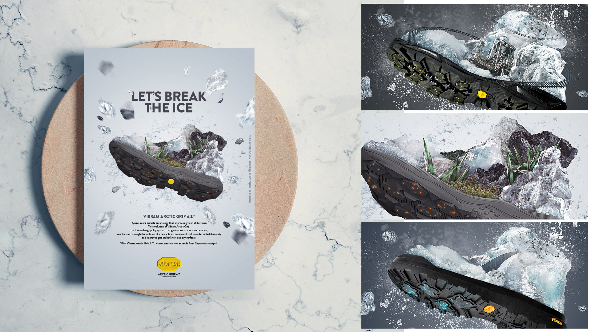Let’s break the ice - Vibram Arctic Grip