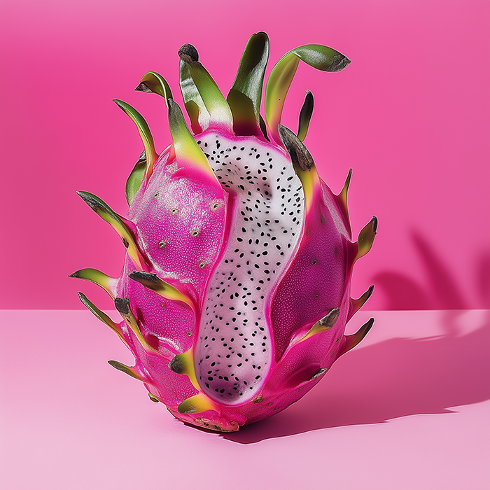 Packaging Premiere 2025 - AI artwork per stand La Eliotecnica Grafica a tema frutta